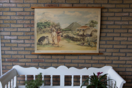 Arubaans Koenoekoehuis met de Hooiberg