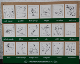 Leesplankje Dialect – D’Indj  Wichterspeuleplenkske  .
