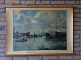 Scheepswerf a/d Nieuwe Maas bij Rotterdam