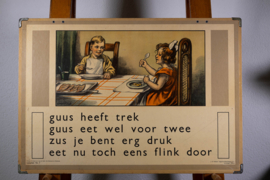 Guus heeft trek. Hoe heten jullie vraagt Hendrik  2 zijdig