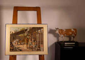 Een huis in aanbouw