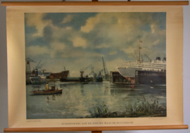 Scheepswerf a/d Nieuwe Maas bij Rotterdam