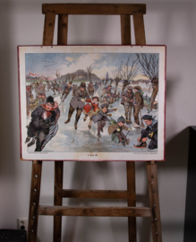 Winterlandschap en winterpret