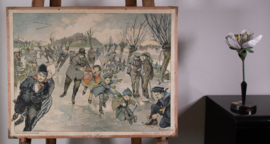 Winterlandschap en winterpret