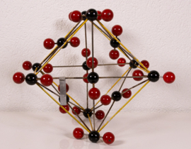 atoom / molecuul model van koolstofdioxide