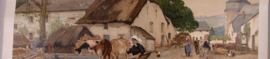 Het dorp in Ardennen