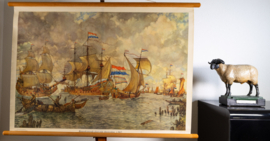 Binnenkomende vloot voor Amsterdam