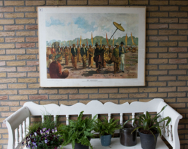Oogstfeest Optocht van den Sultan met den Resident in Djokjakarta.