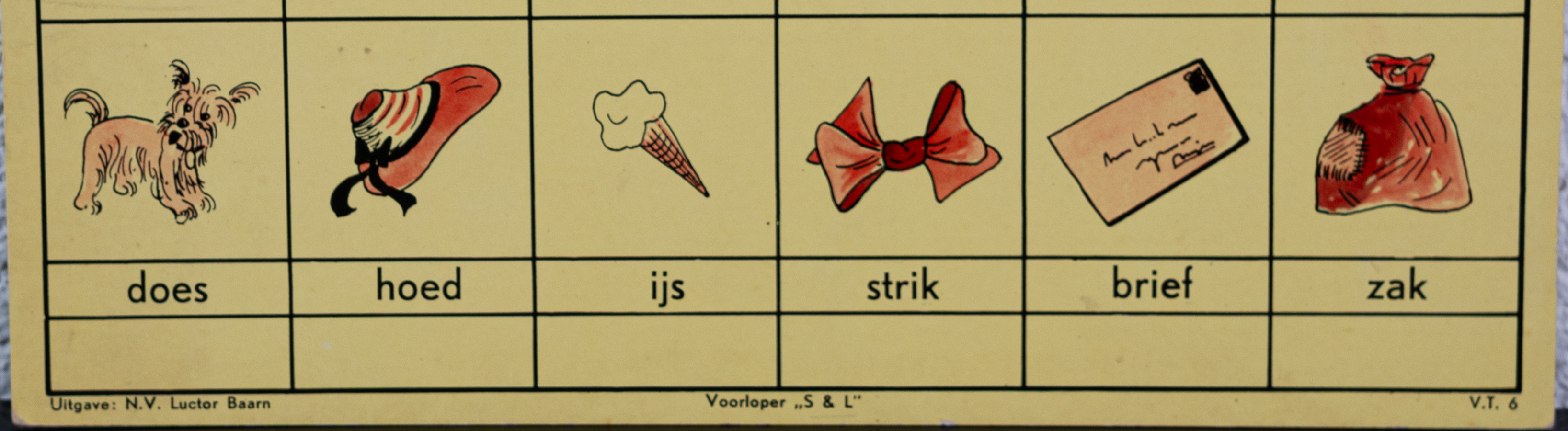 Leesplankje Luctor Baarn Brood Tas Kar