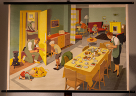 In het huis