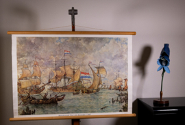 Binnenkomende vloot voor Amsterdam