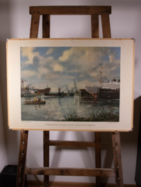 Scheepswerf a/d Nieuwe Maas bij Rotterdam