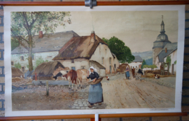 Het dorp in Ardennen