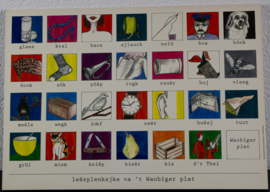 Leesplankje Dialect – Leesplenksjke  Waebiger plat