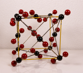 atoom / molecuul model van koolstofdioxide