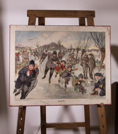 Winterlandschap en winterpret