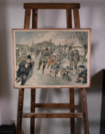 Winterlandschap en winterpret