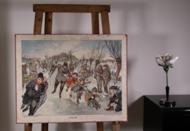 Winterlandschap en winterpret