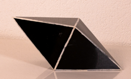 Vintage geometrisch model van kristallen nr.4