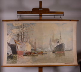 De haven van Antwerpen