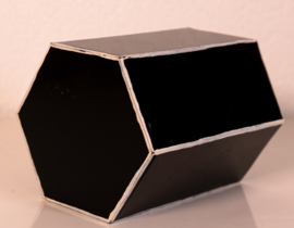 Vintage geometrisch model van kristallen nr.5