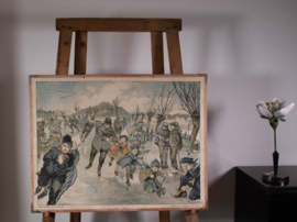 Winterlandschap en winterpret