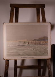 Het badstrand te Scheveningen