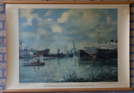 Scheepswerf a/d Nieuwe Maas bij Rotterdam