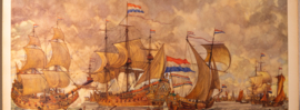 Binnenkomende vloot voor Amsterdam