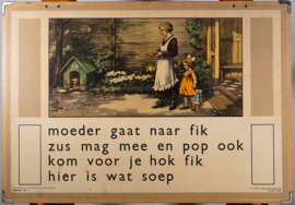 Moeder gaat naar Fik. De klas is op het plein. 2 Zijdig.