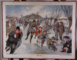 Winterlandschap en winterpret