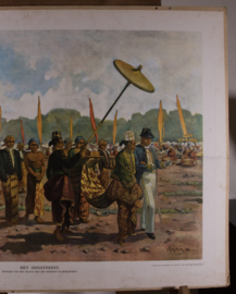 Oogstfeest Optocht van den Sultan met den Resident in Djokjakarta.