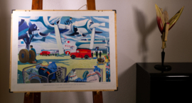 Verzending vd luchtpost op Schiphol