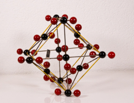 atoom / molecuul model van koolstofdioxide