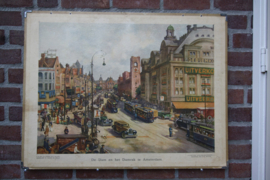 De Dam en het Damrak te Amsterdam