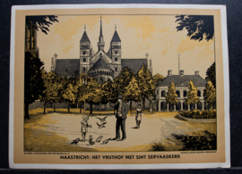 Maastricht Vrijthof met Sint Servaaskerk