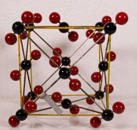 atoom / molecuul model van koolstofdioxide