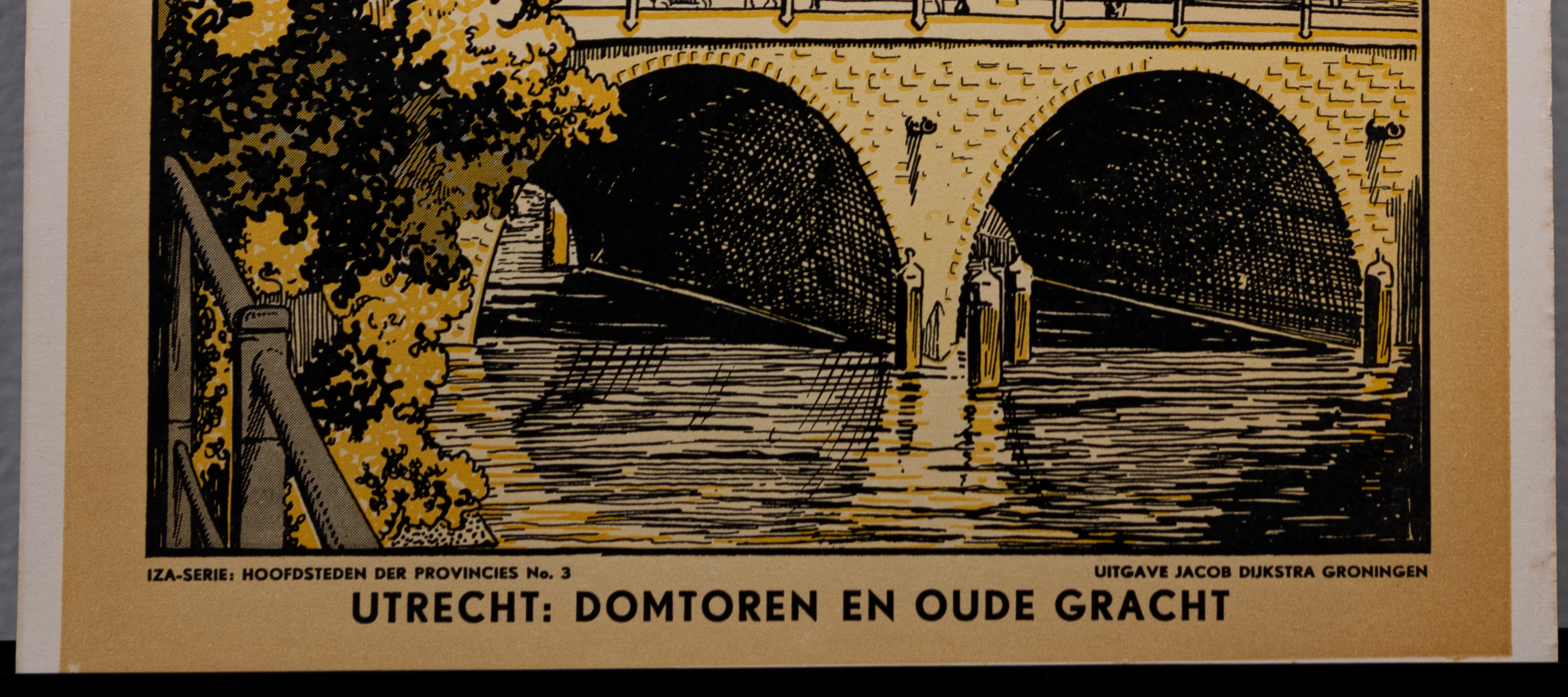 Utrecht Domtoren en oude gracht