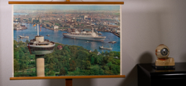 Rotterdam oa de Euromast   en  SS 'Rotterdam' Holland Amerika Lijn