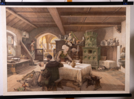 Burgerlijke woonkamer