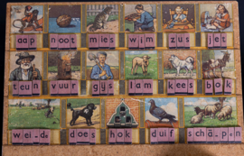 Leesplankje Aap Noot Mies