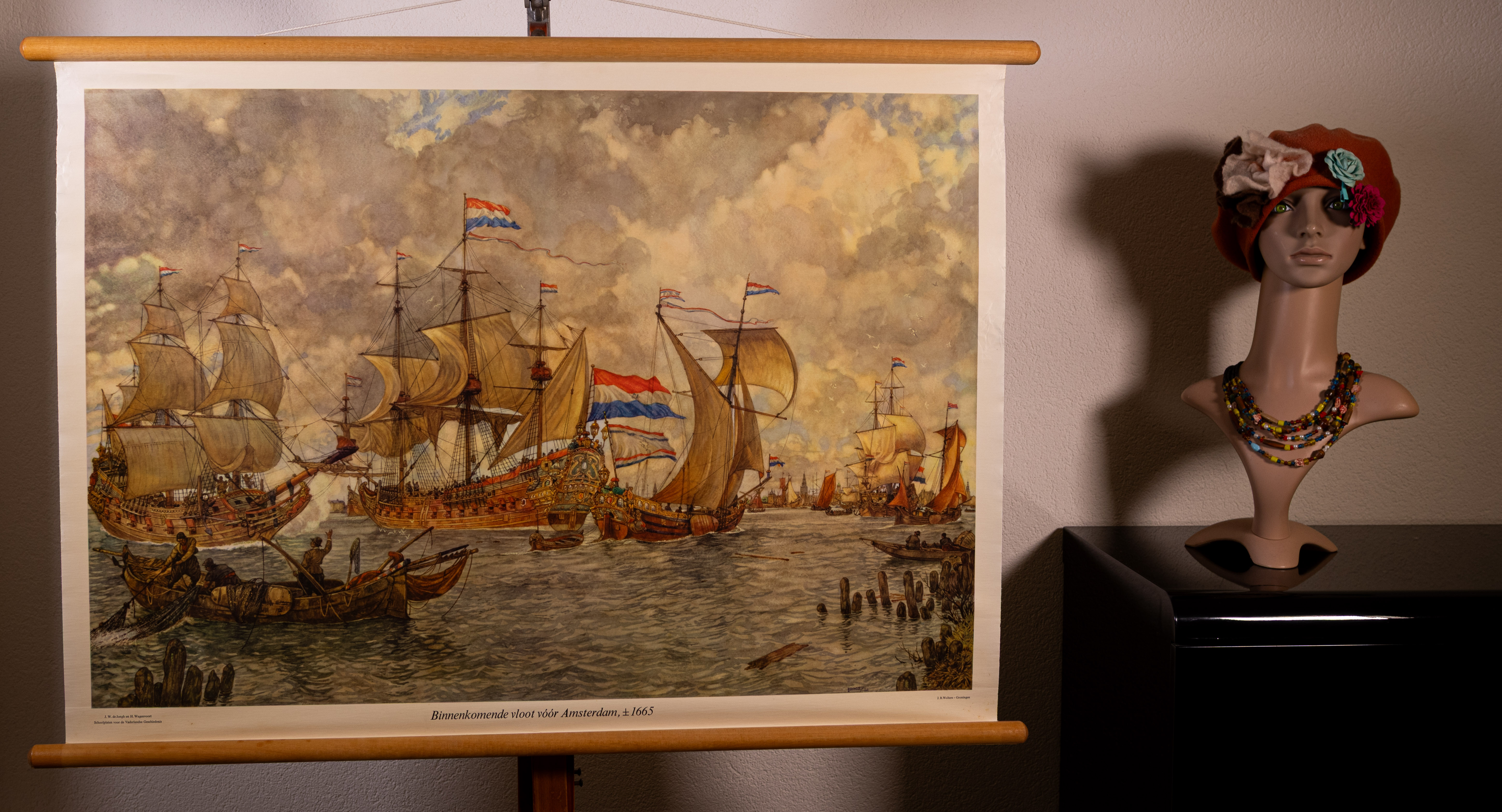 Binnenkomende vloot voor Amsterdam