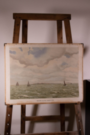 Gezicht op het eiland Urk