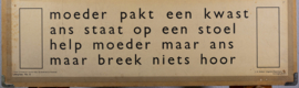 Moeder pakt een kwast. Jullie hebben eigenlijk straf verdiend. 2 Zijdig