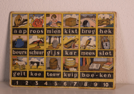 Leesplankje  Aap Roos Mien versie 1