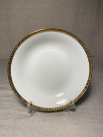 Diep bord Winterling, gouden rand