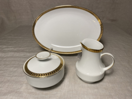 Serviesset Winterling, gouden rand