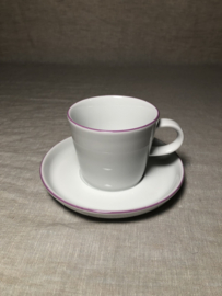 Ontbijtset Arzberg Cucina, wit met rand