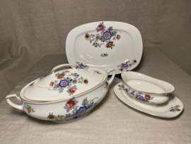 Schalenset Victoria, zomerbloemen
