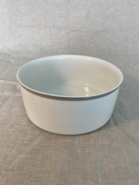Schalen en saucière Thomas, grijs met zilveren rand